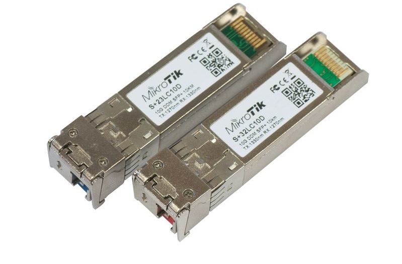 Оптичний модуль MikroTik S+2332LC10D SFP+ 10G 10km LC