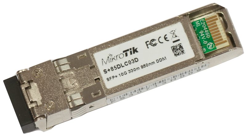 Оптичний модуль MikroTik S+85DLC03D 10Gbit 300m MM 850nm LC