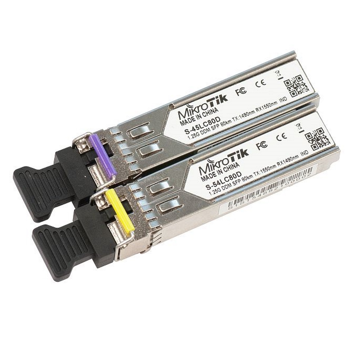 Оптичні модулі MikroTik S-4554LC80D 1.25G 80 км LC DDM
